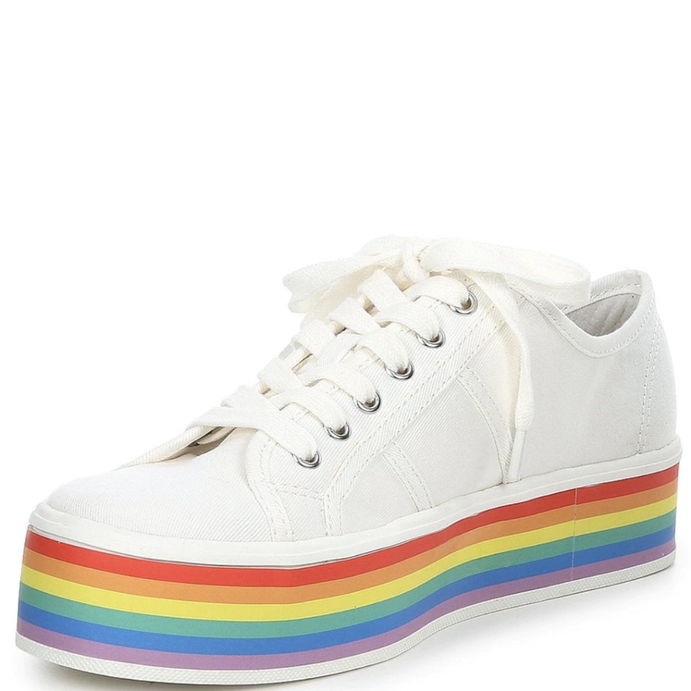 Gianni Bini Rainbow Platform Shoes